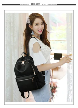 

2020 new shoulder bag large capacity travel bag fashion casual solid color travel backpack double zipper anti-theft backpack