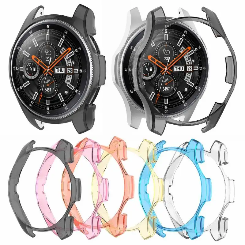 Чехол для Samsung Gear S3 frontier/Galaxy Watch 46 мм Бампер Мягкий силиконовый защитный чехол