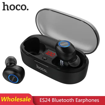 

HOCO ES24 5 pcs/Lots Wholesale Ear Hook Earphones Running Earphone Bass Sport wired Headset for iphone 11 Samsung Huawei Xiaomi
