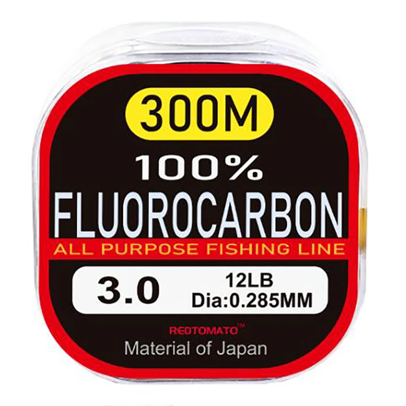 Ligne de pêche en fluorocarbone 100, Leader en Fiber de carbone