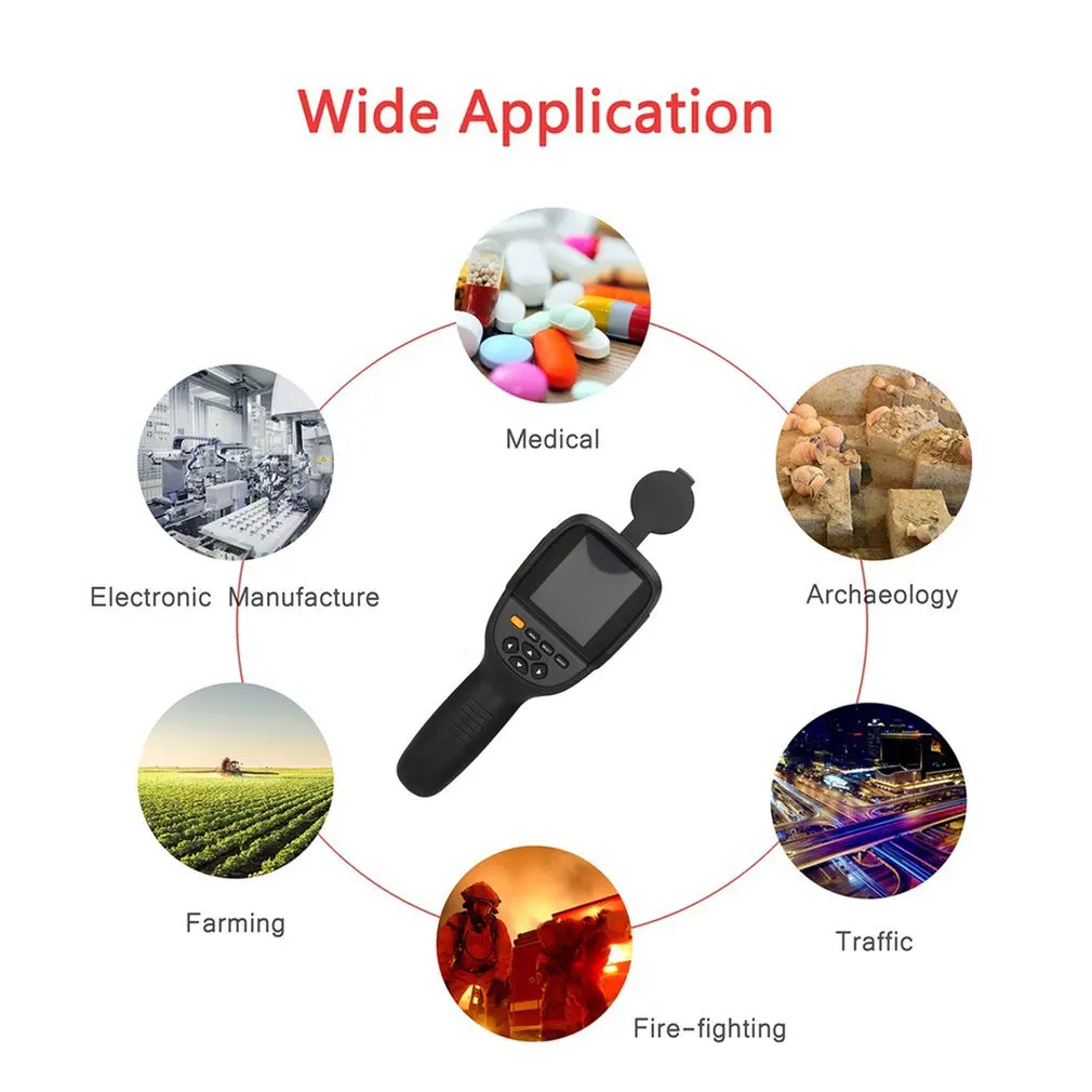 HT-19 ручной ИК цифровой Термальность Imager детектор Камера инфракрасный Температура нагревательные элементы с функцией хранения HT-02 HT-02D HT-175