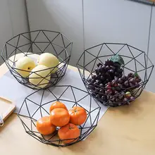 

80% Hot Sales!!! Iron Fruit Tray Kitchen Storage Basket Table Candy Bowl Home Decor Organizer