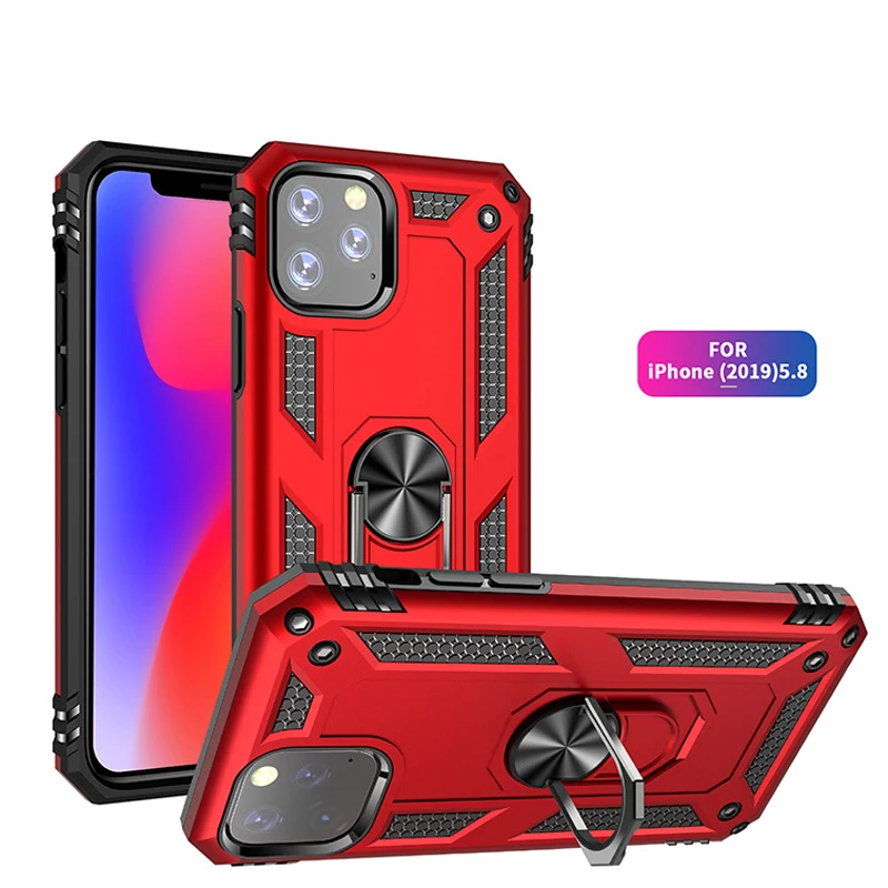 Роскошный армированный чехол для телефона iPhone 6S 8 7 XR XS X противоударный Plus 11 Pro TPU PC