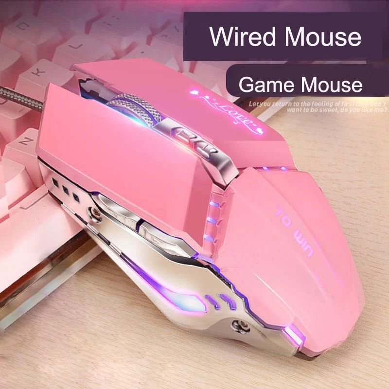 

3200 DPI Gaming Mouse Wired Professional Gamer Mouse Optical 4 Colors LED Computer Mice USB Cable Mause 7 Buttons for Laptop