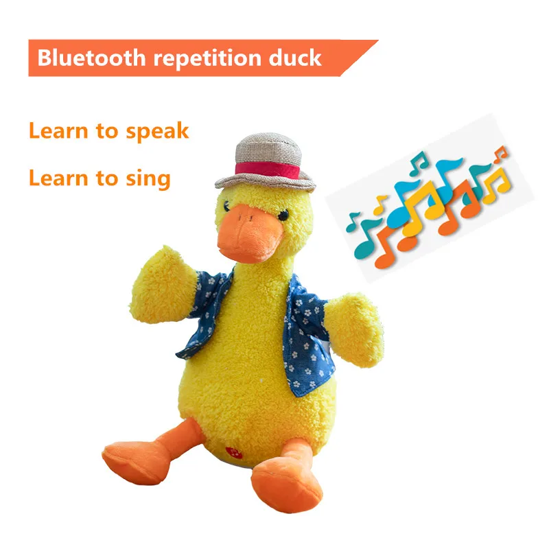 The Cute Stuffed Duck Toy That Can Learn To Talk And Sing Can Record, Sing And Dance, Connect To Bluetooth As A Gift For