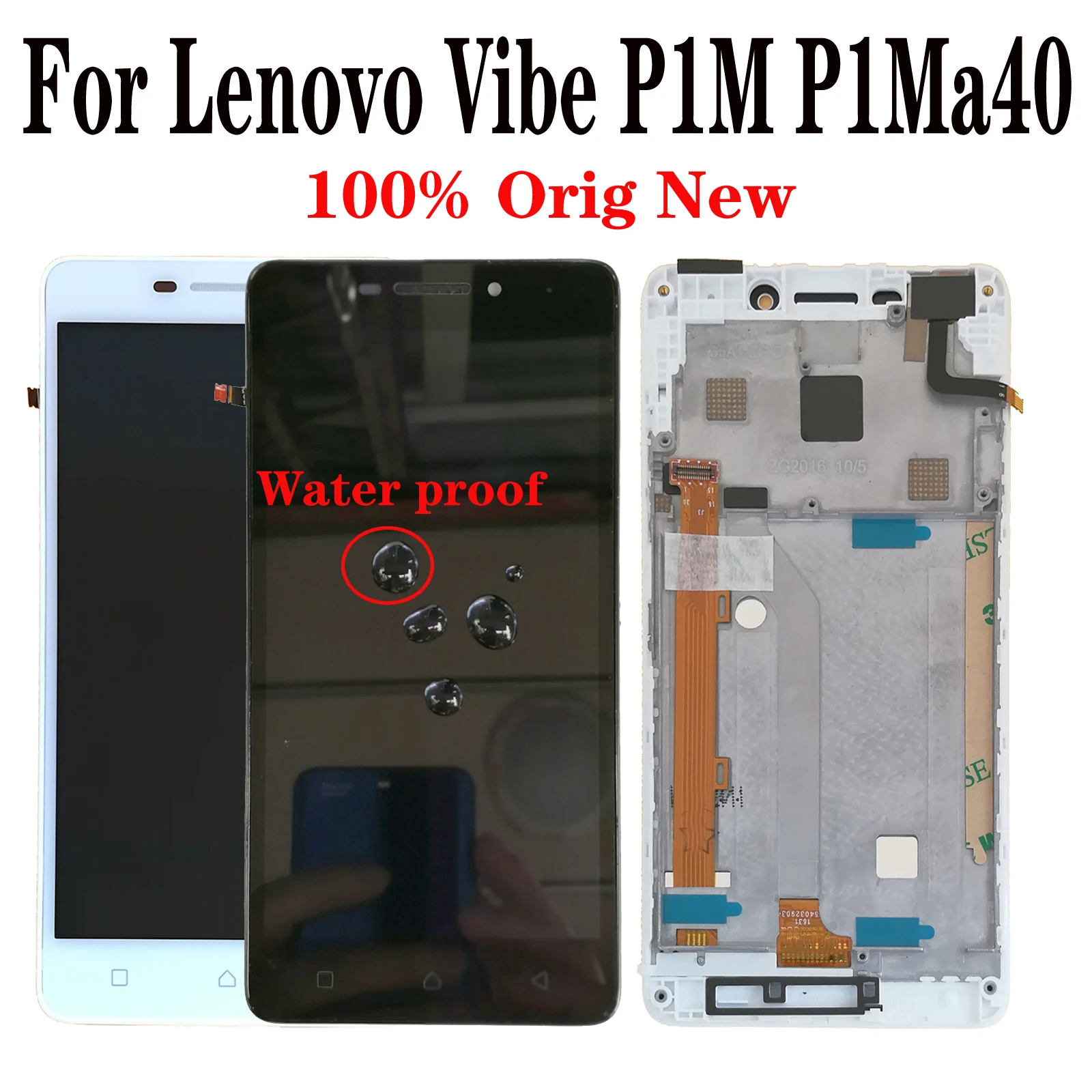 Shyueda 100% оригинальный новый с рамкой для Lenovo Vibe P1M P1Ma40 5 0 дюймов ЖК-дисплей