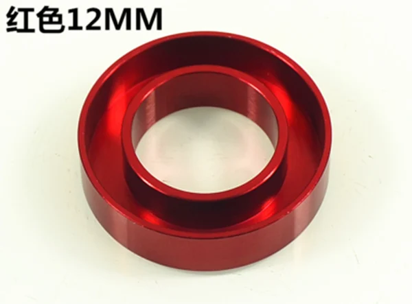 red 12mm 1 шт. сплав для велосипедной гарнитуры 2 мм 3 мм 5 мм 12 мм для складного велосипеда 44 мм Запчасти для велосипедной гарнитуры - Цвет: red 12mm