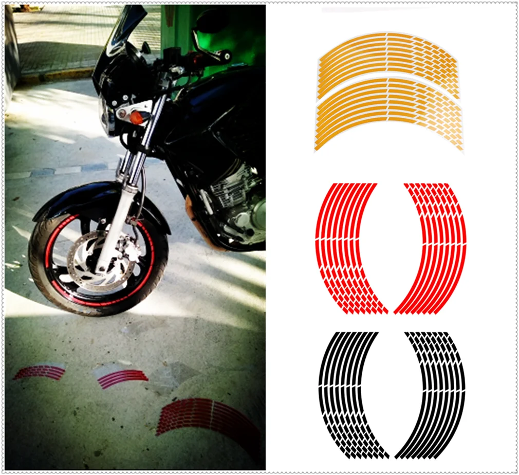 Светоотражающая наклейка на колесо для BMW C600Sport C650Sport C650GT F650GS F700GS F800GS|Обода| |