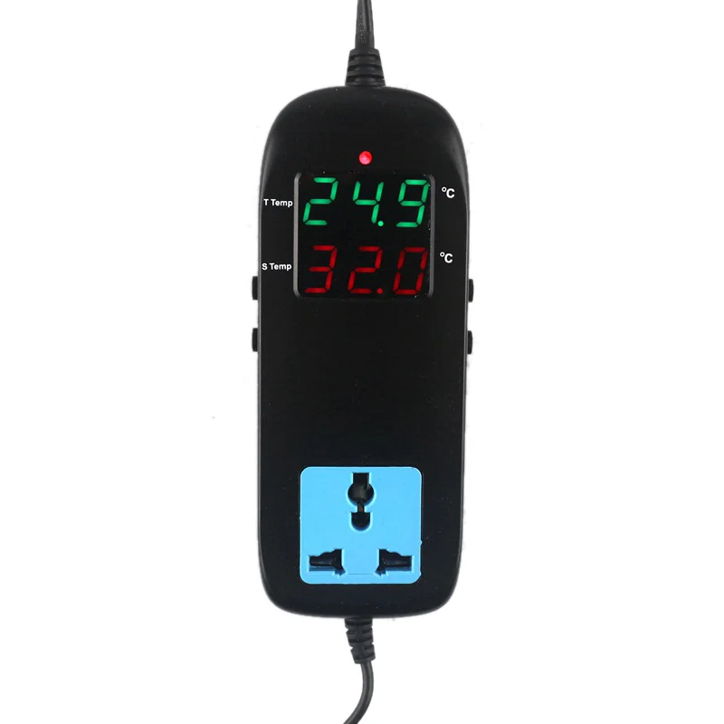 

MH2000 Temperature Controller Thermostat Regulator AC 110V 220V Fish Tank Aquarium Intelligent Socket -40~120C Microcomputer EU