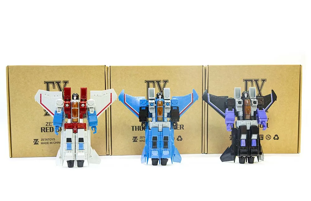 Новые игрушки-трансформеры Zeta Toys EX-15 starcry EX-16 Thundercracker EX-17 Skywarp MP Scale экшн-фигурка в