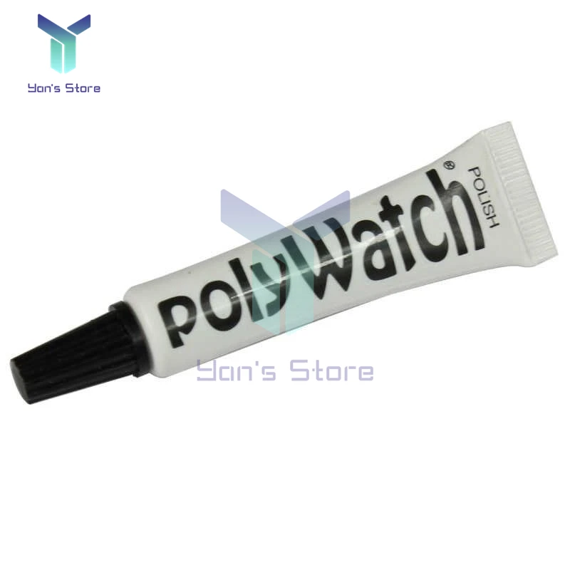 Outil de réparation de montre Polywatch, plastique, acrylique, verre, essuyage, montre, pâte à polir, dissolvant de rayures, réparation de lunettes, pâte de ponçage, 5g