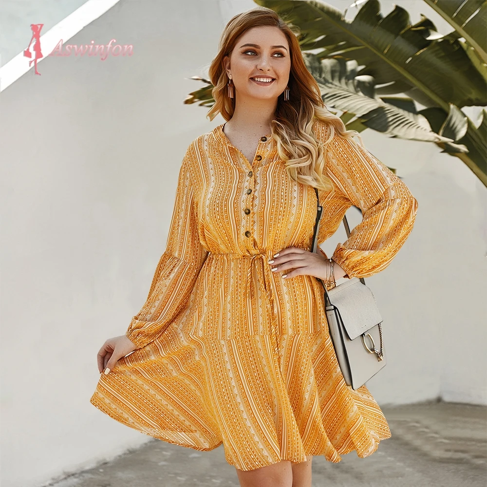 yellow dress button up