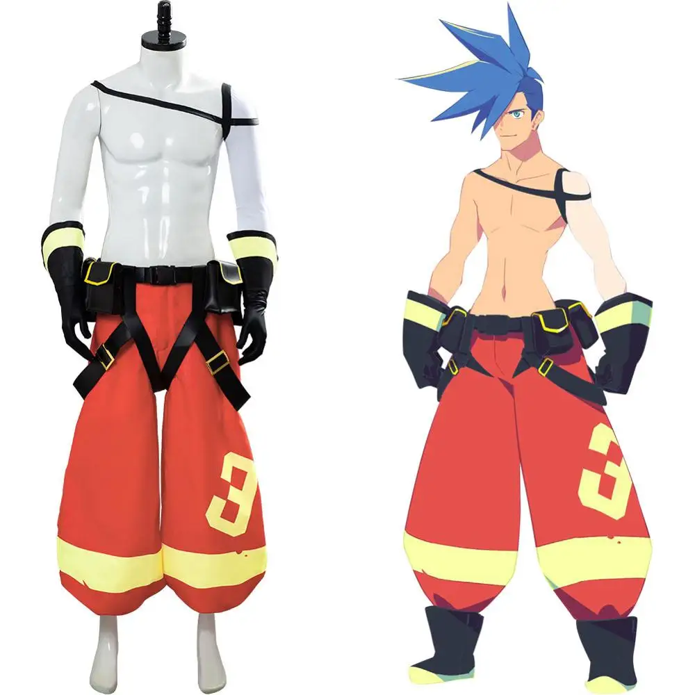 

PROMARE Cosplay Galo Thymos Costume Uniform Outfit Halloween Carnival Costumes