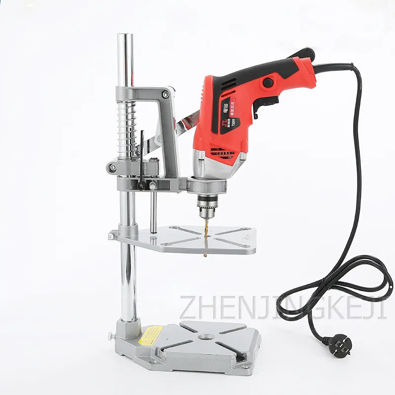 

Dual Use Electric Drill Bracket Electric Drill Shelf Iron Base Universal Bracket Multifunction Micro Bench Drill Fixing Frame