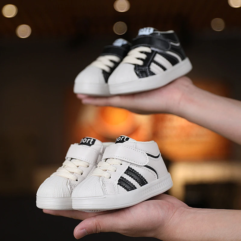 Zapatos para caminar para bebés de 1 a 3 años, zapatillas a rayas para niños Zapatos de diseño de lujo para niñas, zapatos casuales para niños, D12012|Zapatillas deportivas| - AliExpress
