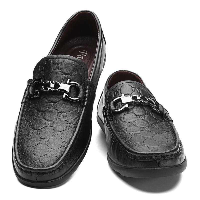 

Men Loafers Luxury Shoes Brand Leather Casual Slip On Shoes Spring Summer Mocasines Hombre Mocassini Uomo Italian Designer