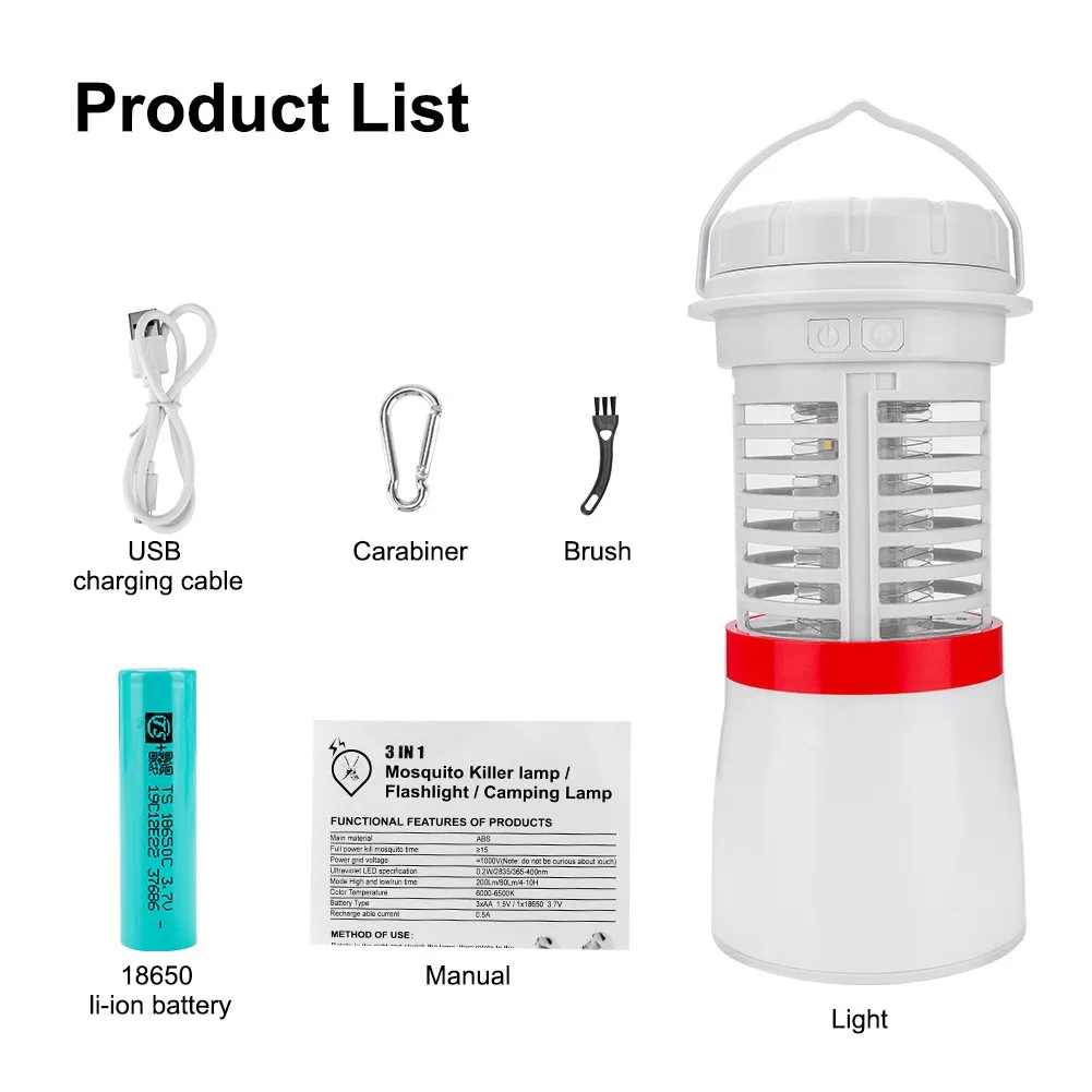 Водонепроницаемая ловушка для насекомых светодиодный ночсветильник с USB