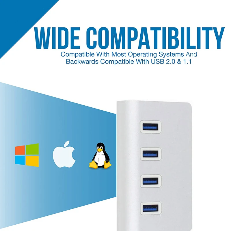USB концентратор 3 0 multi 4 7 портов с адаптером питания для xiaomi macbook pro air компьютера ПК