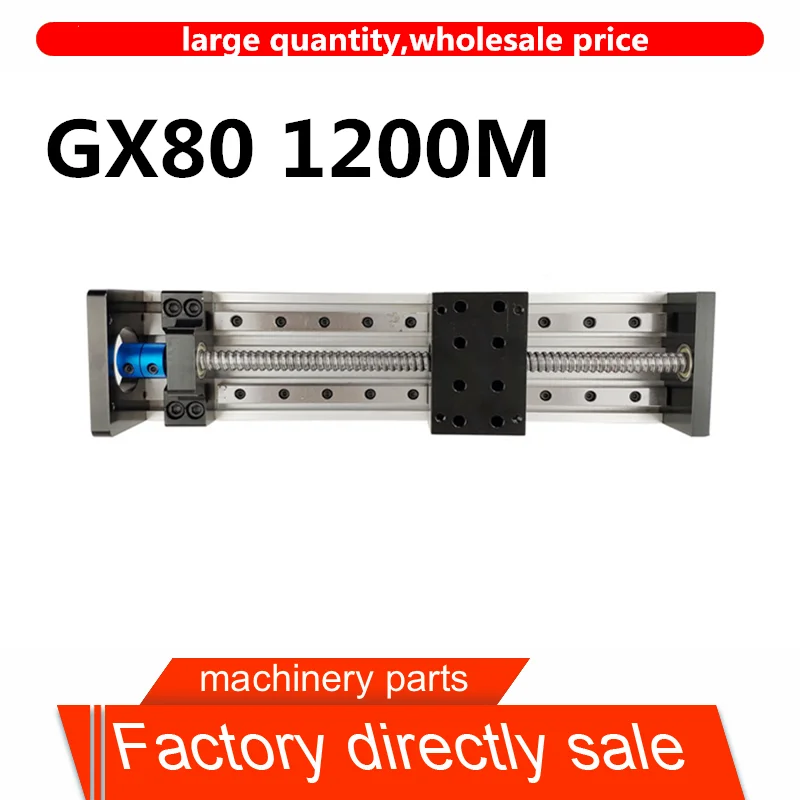 

Brand direct sales GX80 ball screw linear slide module double track rail electric stepper motor slide table