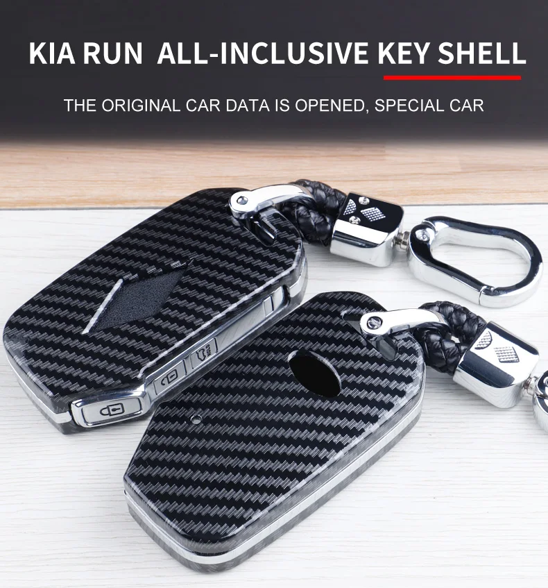 Carbon Fiber Car Smart Key Cover Case Fob For KIA Ceed K3 K4 K5 Sportage R QL KX5 Sorento KX3 KS3 RIO Protect Shell Accessories - H64016b388f074d6fa7417f571848cf89A