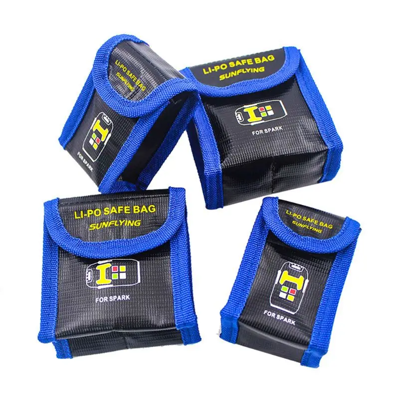

For For DJI SPARK Drone Lipo lithium Battery Case Explosion-proof Safe Storage Bag Fireproof Protective Box Heat Resistance