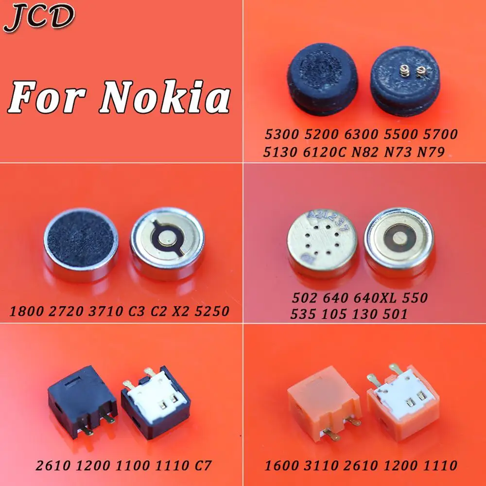 Jcd 1X Microfono Interno Mic Altoparlante Ricevitore Per Nokia Lumia 1800 3710 5250 5500 N73 N79 1100 1600 3110 2610 502 640 550 535 130