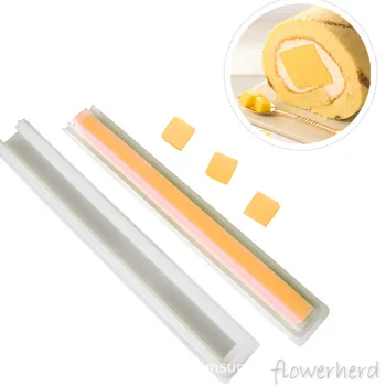 

Melt & Pour Sandwich Soap Molds Cake Tools Tubular Molds Heart Moon Plum Shape Silicone Handmade Mousse Cake Silicone Mold
