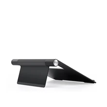 Складная подставка для ноутбука, планшета, металлический алюминиевый сплав, портативная складная подставка для планшета, угловой кронштейн, держатель для охлаждения дома и офиса