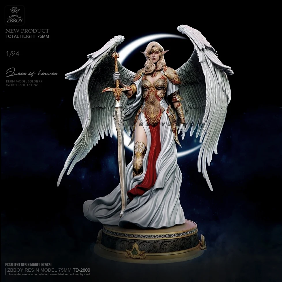 75 мм 1/24 Смола Модель наборы DIY Рисунок самодельный TD-2800 | Игрушки и хобби