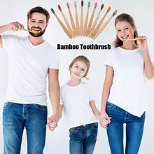 Fashion Durable Wood Personal Health Soft Medium Brushes Bamboo Toothbrush Teeth Protector Oral Care