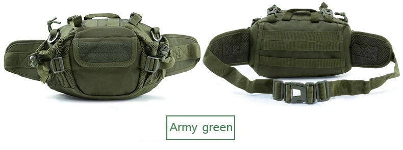 Army green Сумка для рыболовных снастей, поясная сумка, Портативная сумка для хранения, сумка через плечо, многофункциональная сумка на плечо - Цвет: Army green