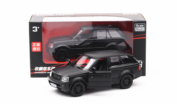 [В коробке] дорожный Range Rover Tiger модель автомобиля детская игрушка маленький автомобиль сплав модель автомобиля открывание двери украшение автомобиля