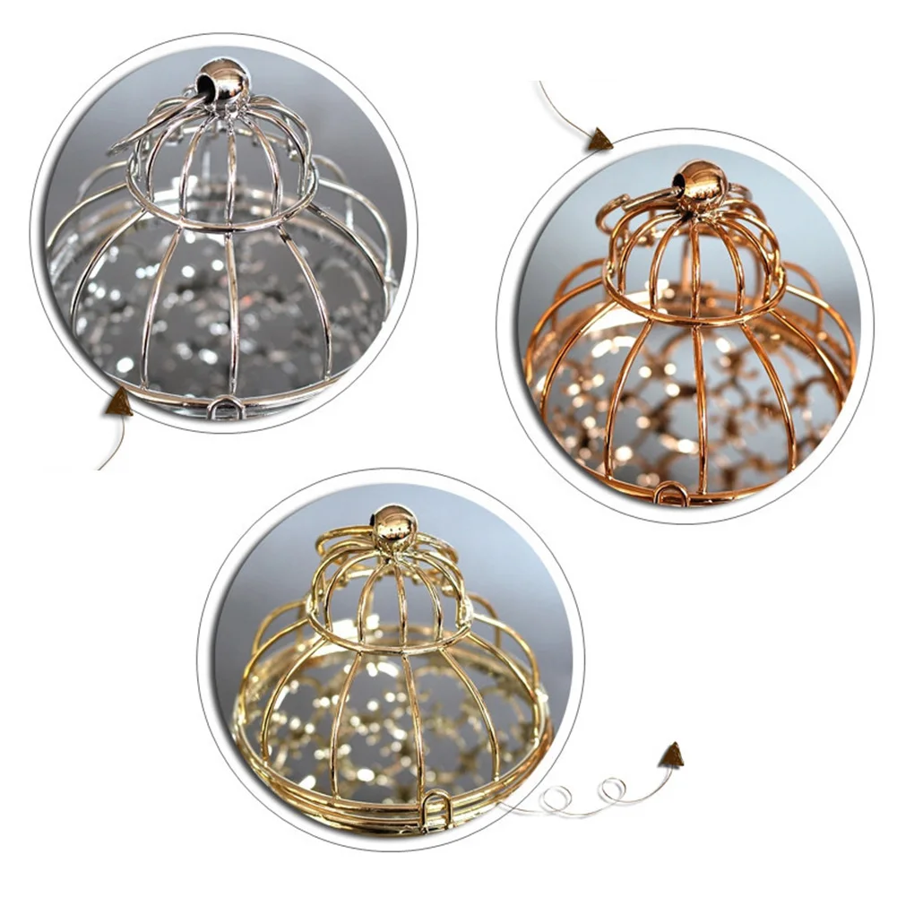 Металлическое Искусство полые Свечи Tealight висит Фонари вечерние клетка, свечи держатель