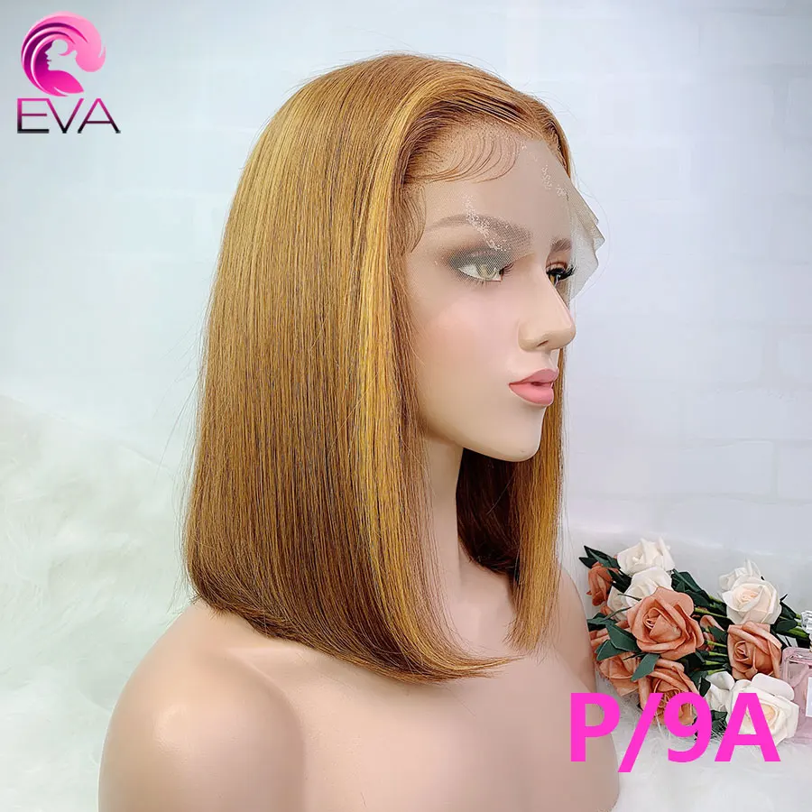 Eva Pro.Ratio Ombre 150% 13x6 Lace Front Human Hair Wigs Pre Plucked With Baby Hair Brazilian Remy Straight Hair For Black Women