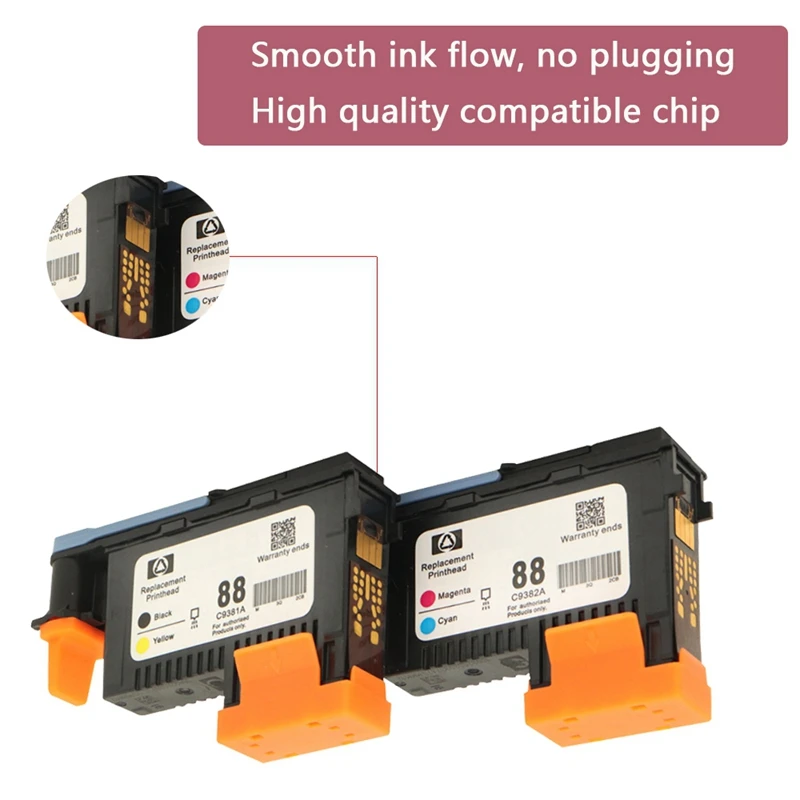 Для печатающей головки Hp88 Hp для Officejet Pro K550 K8600 K8500 K5300 K5400 L7380 L7580 L7590 принтер|Детали