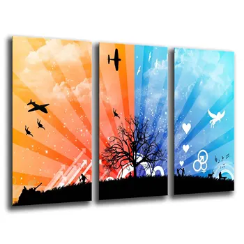 

Picture Abstract Art, photo print on wood, modern picture decorative 26143