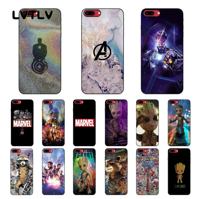 LVTLV Marvel Мстители эндшпиль танос чехол для телефона iPhone 11 pro XS MAX 8 7 6 6S Plus X 5 5S SE XR |