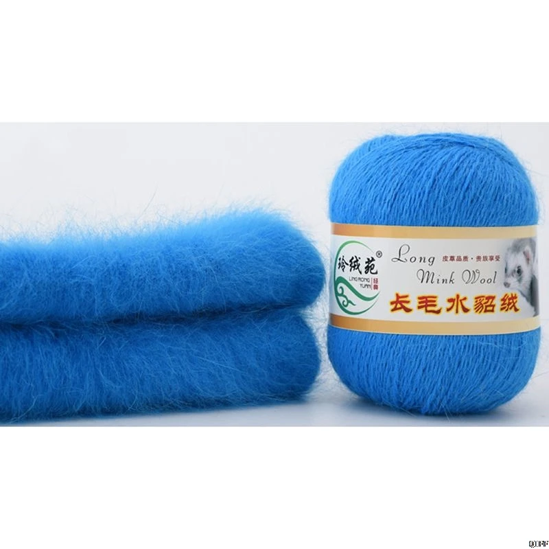 пряжа long mink wool. шерсть норки для вязания. пряжа long mink wool.