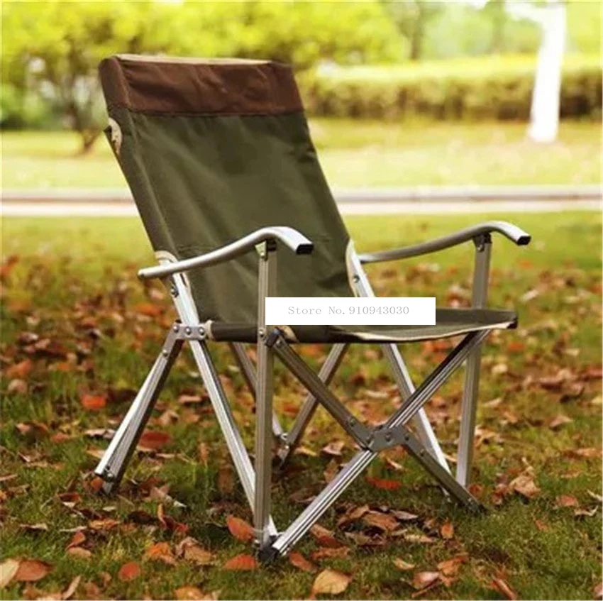 

Portable Folding Fishing Chair 600D Oxford Aluminium Tube Backrest Foldable Picnic Camping Outdoor Beach Chair With Bag