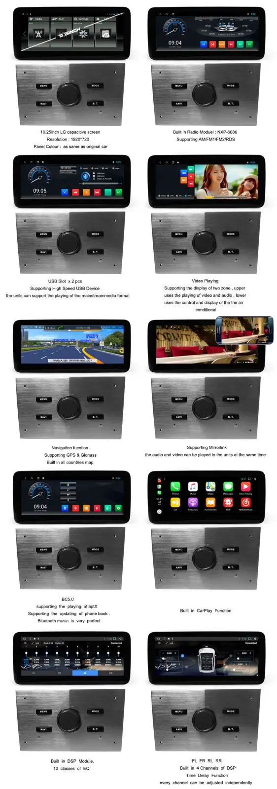 DSP Carplay 2G 3 2G 10,2" Android 7,1 автомобильный аудио для Opel Antara 2008-2013 радио стерео Vedio GPSNavigation ПК мультимедиа
