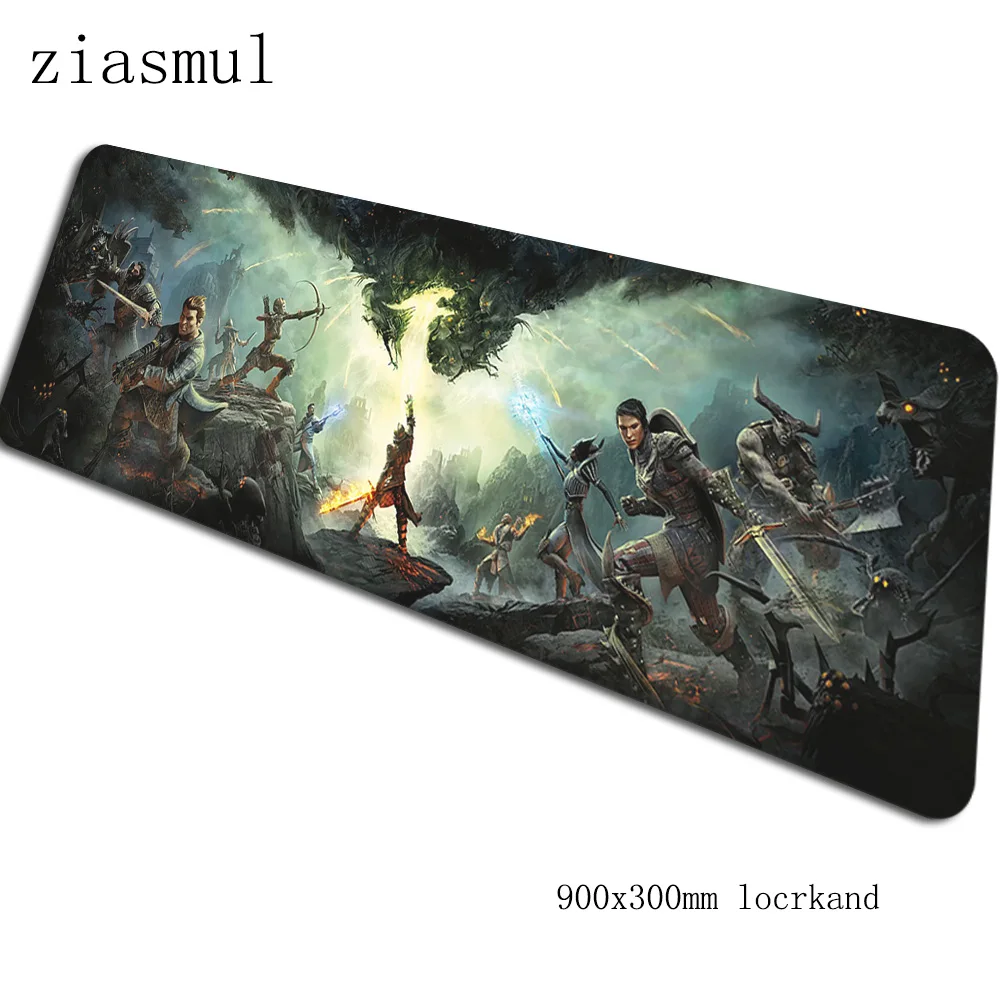 Dragon age padmouse 900x300x3 мм игровой коврик для мыши модный коврик для мыши геймер компьютерный стол Хэллоуин подарок коврик notbook mousemate - Цвет: Size 900x300x3mm