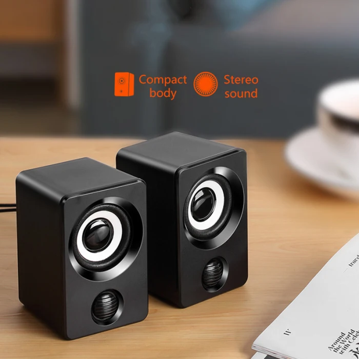 USB динамик мини портативный динамик с HD аудио сильная совместимость для ноутбука Настольный компьютер GV99