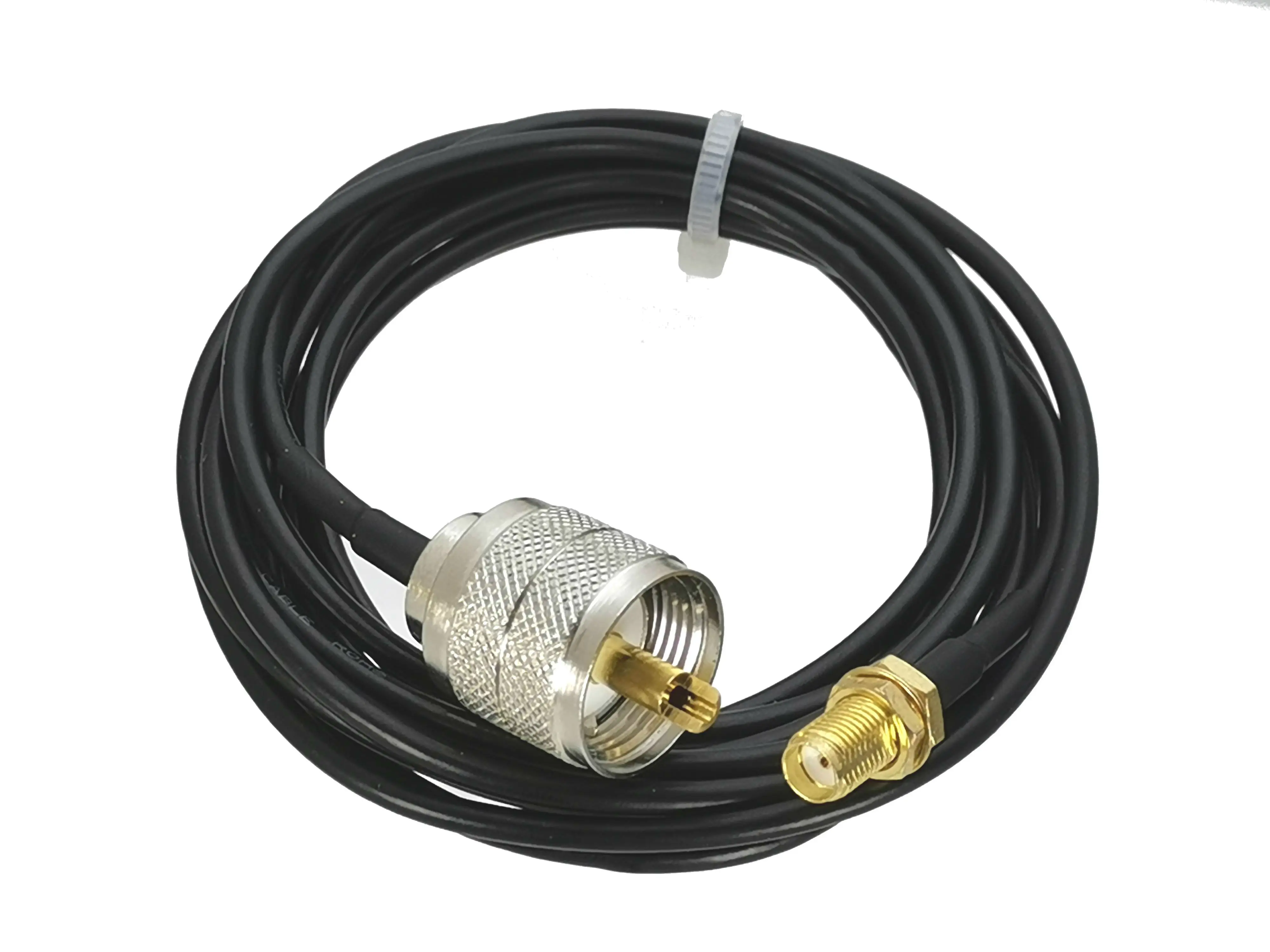 1 шт. RG174 UHF PL259 штекер к гнезду SMA переборка гайка прямой разъем обжимной