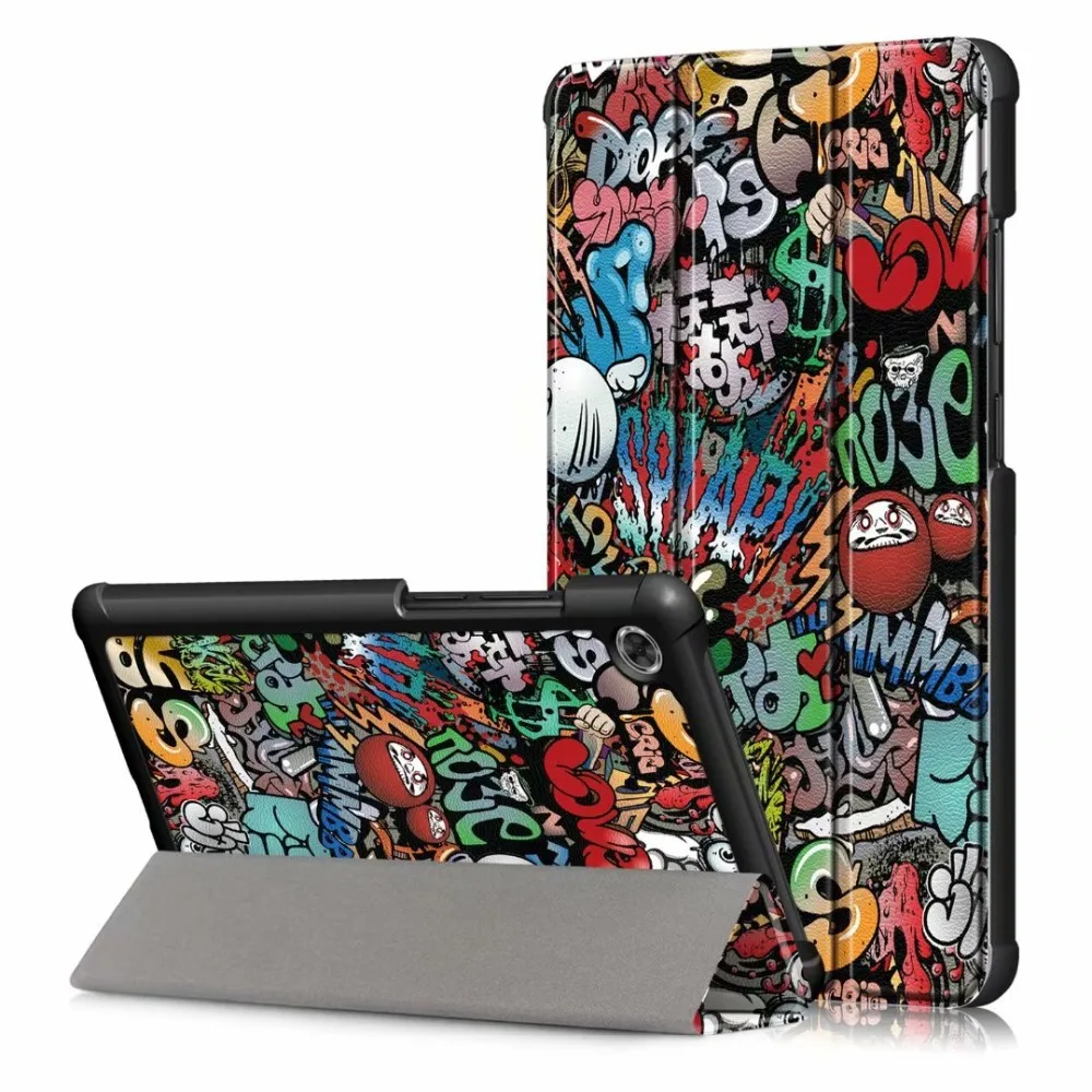 Тонкий Магнитный чехол для lenovo Tab M7 TB-7305X/7305i/7305F 7 дюймов смарт-чехол Funda Подставка для планшета+ ручка