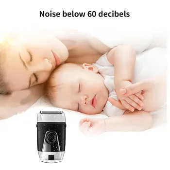 

VGR Electric Shaver Reciprocating Men'S Oil Head Whitening Finishing Machine Shaved Head Hair Clipper USB Rechargeable Machine