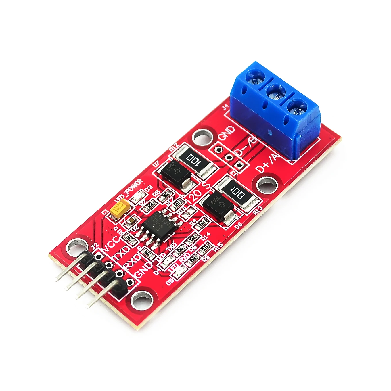 MCU TTL to RS485 module 485 serial port UART level switching hardware automatic control flow | Электронные компоненты и