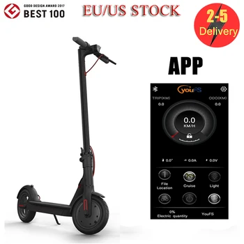 

No Tax ! EU/US Stock Folding Electric Scooter With 8.5inch Bicycle Scooter 3-5 Days Delivery In Stock 7.8Ah 250W Commute LWT