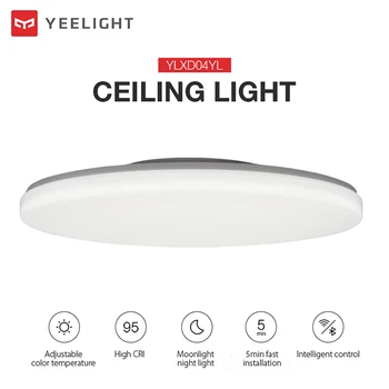 

Original Yeelight JIAOYUE 450 LED Smart Ceiling Lamp Dust Proof Bluetooth APP Control Mijia Smart Home Kit Remote Control