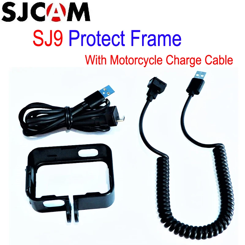 Рамка SJCAM SJ9 с кабелем 1,5 м, защитный держатель, пластиковая рамка, чехол для экшн-камер SJCAM SJ9 серии SJ9 Strike SJ9 Max