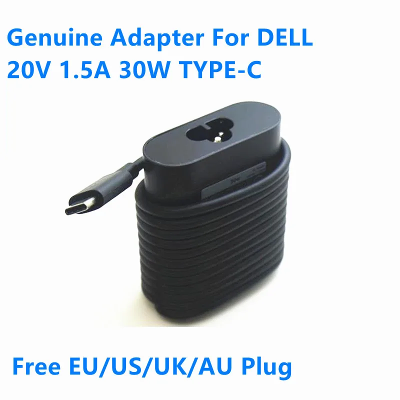 Genuine DA30NM150 30W 20V 1.5A 12V 2A 5V TYPE-C LA30NM150 AC Adapter For DELL XPS12 HA30NM150 Laptop Power Supply Charger | Компьютеры и